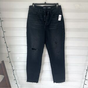 Old Navy NWT Distressed High-Rise O.G. Straight Leg Jeans w/ Secret-Slim Pockets